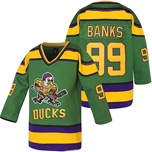 Amazon.com: Youth Mighty Ducks Jersey Charlie Conway #96 Adam